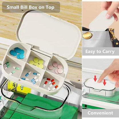 3 Layer Medicine Storage Box by Premium - Family First Aid Organizer