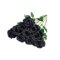 10pcs Artificial Silk Simulation Rose Flowers - Wedding Party Home Decorations - White - SuperSaverAU - view 5