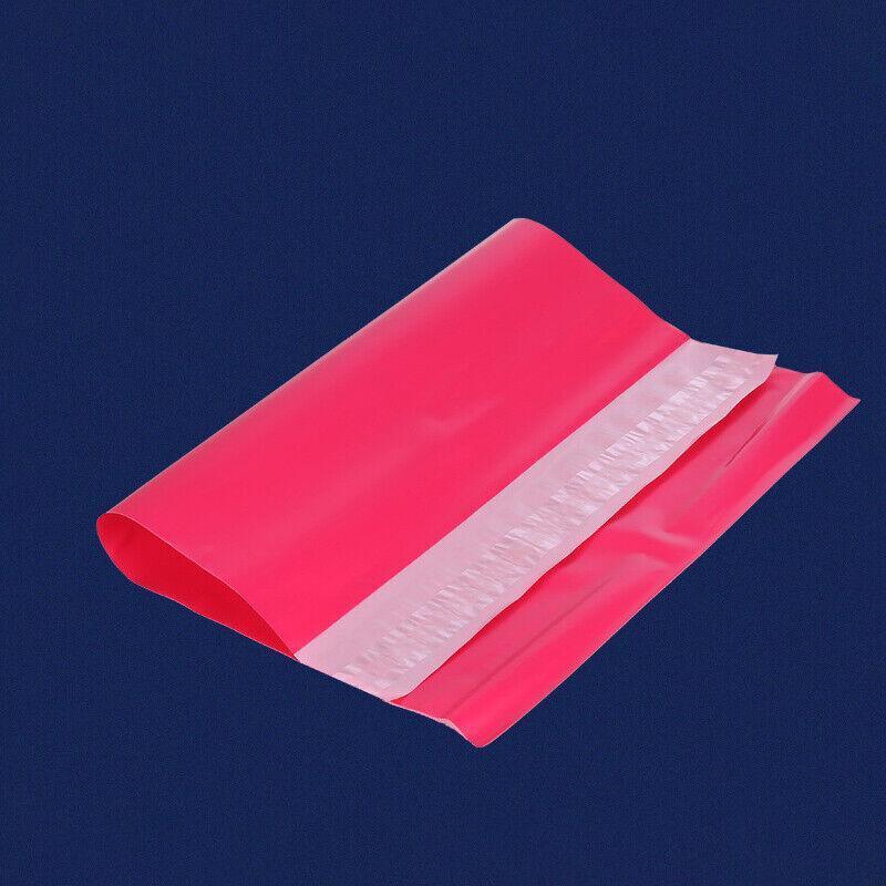 Rose Red Poly Mailer Bags - 45x60CM, Self-Sealing, 100% Recycled