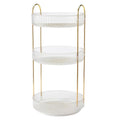 Rotating Cosmetic Organiser 47x23x5 cm - Amber, 360° Design, Multi-Compartment - SuperSaverAU - view 3