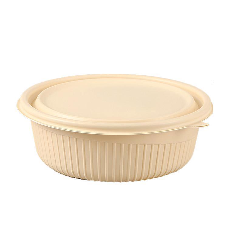 Biodegradable Corn Starch Lunch Box 750ml - Eco-Friendly, Microwaveable, 50PCS - SuperSaverAU - view 7