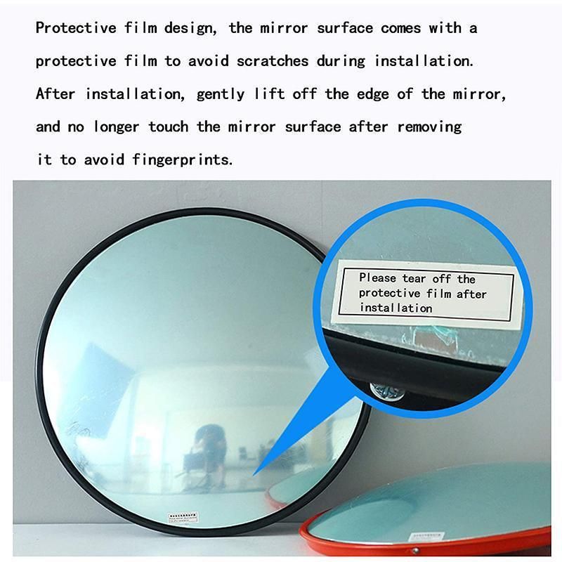Premium Round Convex Mirror with 130° Wide View - 30cm