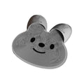 Premium Rabbit Silicone Foot Scrubber Mat – Grey 45 x 45cm