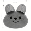 Premium Rabbit Silicone Foot Scrubber Mat – Khaki 45 x 45cm