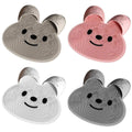 Premium Rabbit Silicone Foot Scrubber Mat – White 45 x 45cm