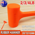 Premium Dead Blow Rubber Hammer Mallet Non-Marring - 2lbs