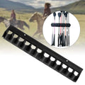 Premium Wall Mount Horse Whip Storage Rack with 11 Slots