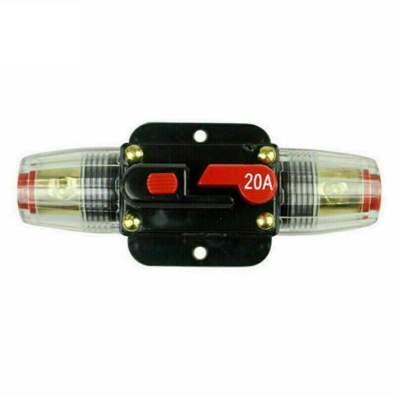 Premium 20A IP67 Dual Battery Manual Reset Circuit Breaker 12V 24V