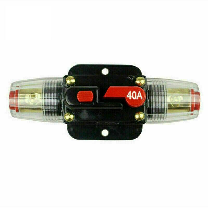 Premium 40A IP67 Dual Battery Manual Reset Circuit Breaker 12V 24V