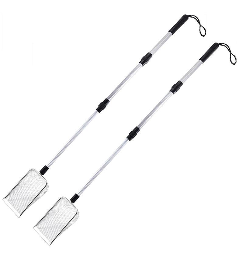 2pcs Long Handle Pet Litter Scoop Set for Cleaning and Collecting