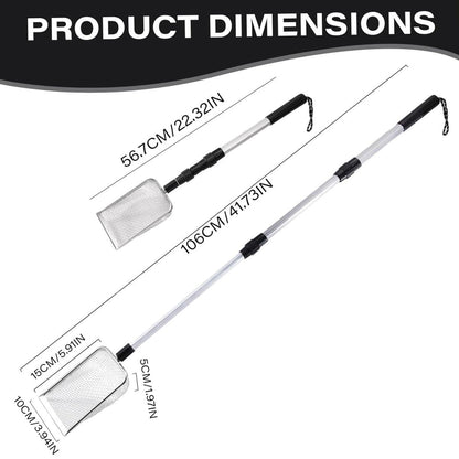 2pcs Long Handle Pet Litter Scoop Set for Cleaning and Collecting