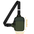Premium Dark Blue Waterproof Sports Chest Crossbody Bag