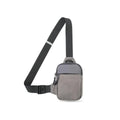 Premium Grey Waterproof Sports Chest Crossbody Bag