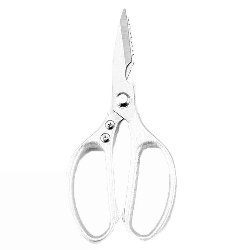 Premium Japanese Kitchen Scissors – Silver Stainless Steel 2 Pack
