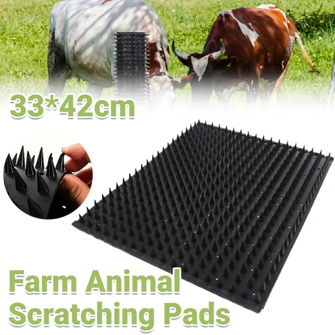 Livestock Scratching Panel 42 x 33cm for Cattle, Sheep, Goats - Durable Plastic - SuperSaverAU - view 1