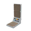 L-Shaped Cat Scratching Board with Dual Ball Tracks, 9.8 x 15.7 inches, Grey - SuperSaverAU - view 6