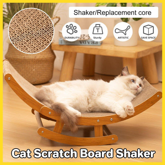 Premium Cat Scratching Board Bed - 59cm Corrugated Paper, All Seasons, Unique Shaker Design