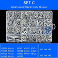Premium Self-Tapping Screw Nut & Washer Assortment Set – B