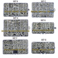 Premium Self-Tapping Screw Nut & Washer Assortment Set – F
