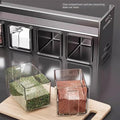 Gun Grey Wall Mounted Spice Rack with Adjustable Shelves - 4 Grids - SuperSaverAU - view 5