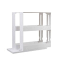 Premium White Swivel Cabinet Organiser Rack Spice Jar Holder 20 Bottle Capacity