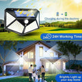 4pcs Solar Powered Motion Sensor Light 100 LED 2200 Lumens Waterproof - SuperSaverAU - view 3