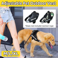 Adjustable Dog Vest Harness for Small Medium Dogs - Comfortable No Pull Design - Black - XL - SuperSaverAU - view 1
