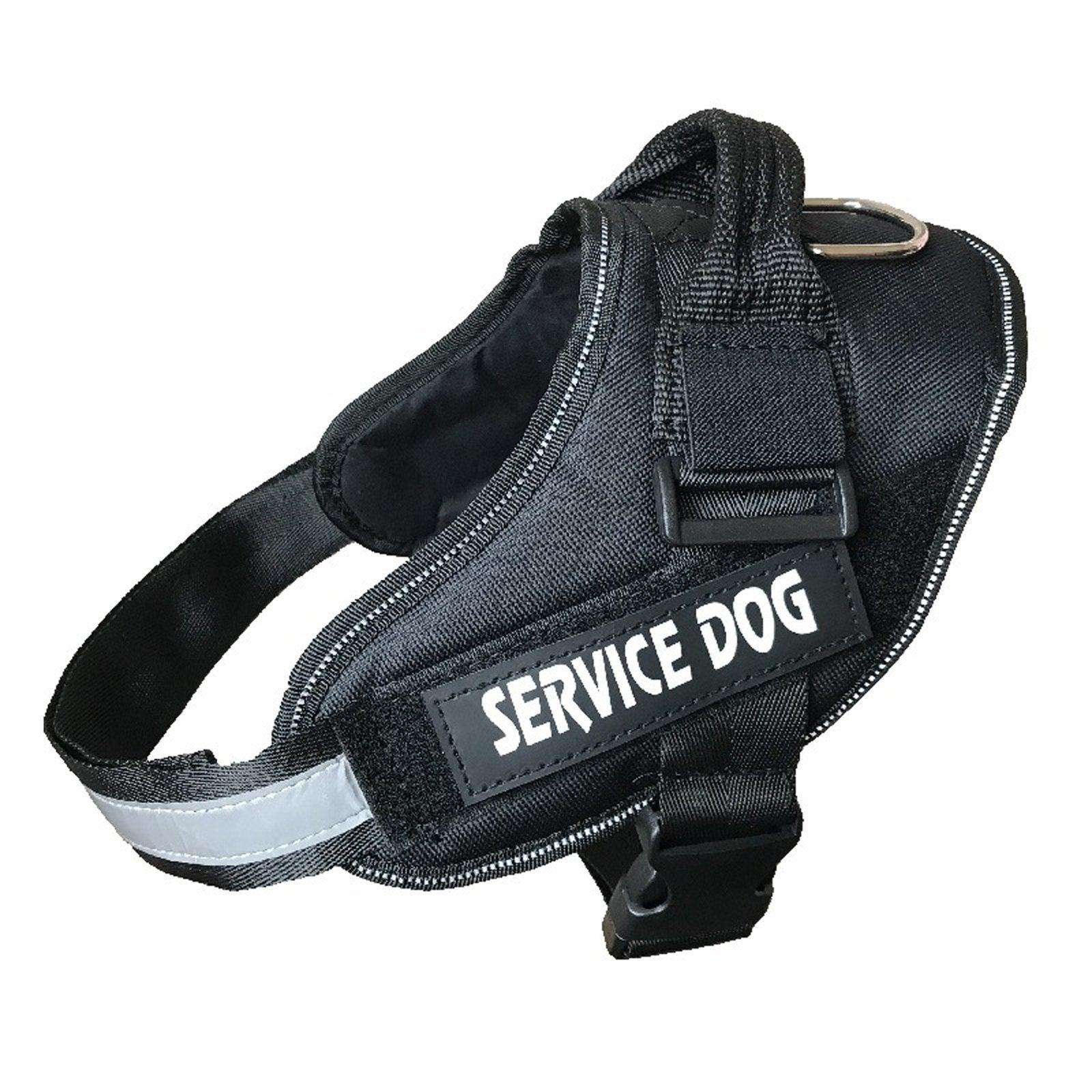 Adjustable Dog Vest Harness for Small Medium Dogs - Comfortable No Pull Design - Black - XL - SuperSaverAU - view 8