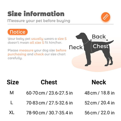 Durable Adjustable Dog Vest Harness for Small Medium Dogs - Camouflage-L, Reflective Straps