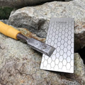 Premium 4 Piece Diamond Knife Sharpener Stone Set with Non-Slip Base