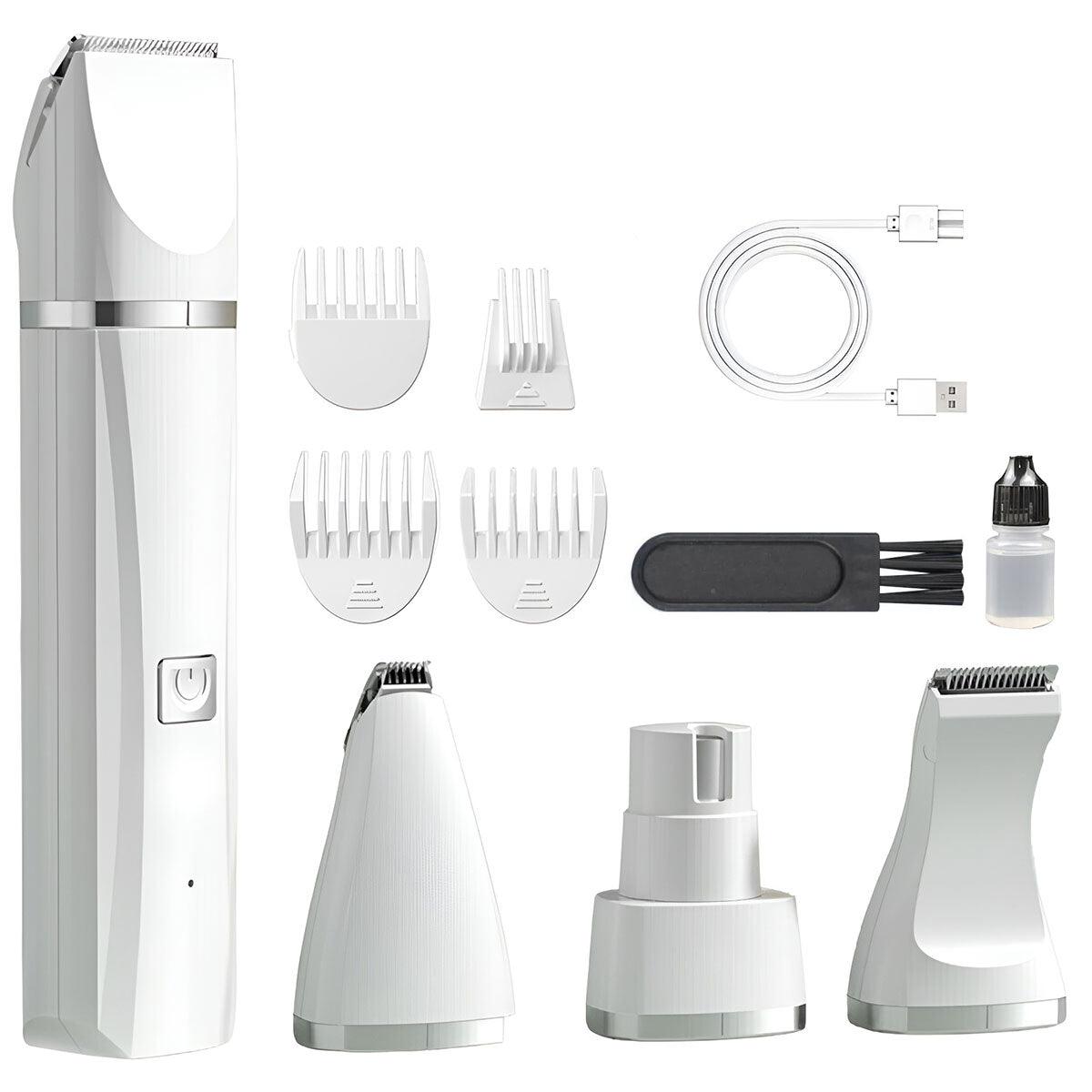 Rechargeable Pet Hair Clippers Grooming Kit for Cats and Dogs - Cordless, Low Noise