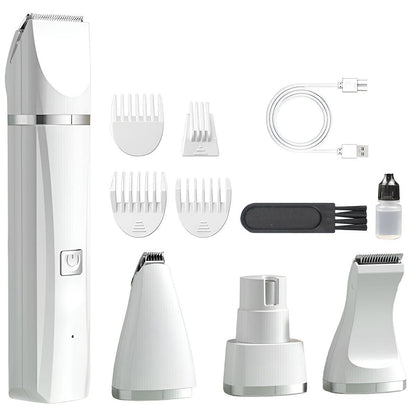 Rechargeable Pet Hair Clippers Grooming Kit for Cats and Dogs - Cordless, Low Noise