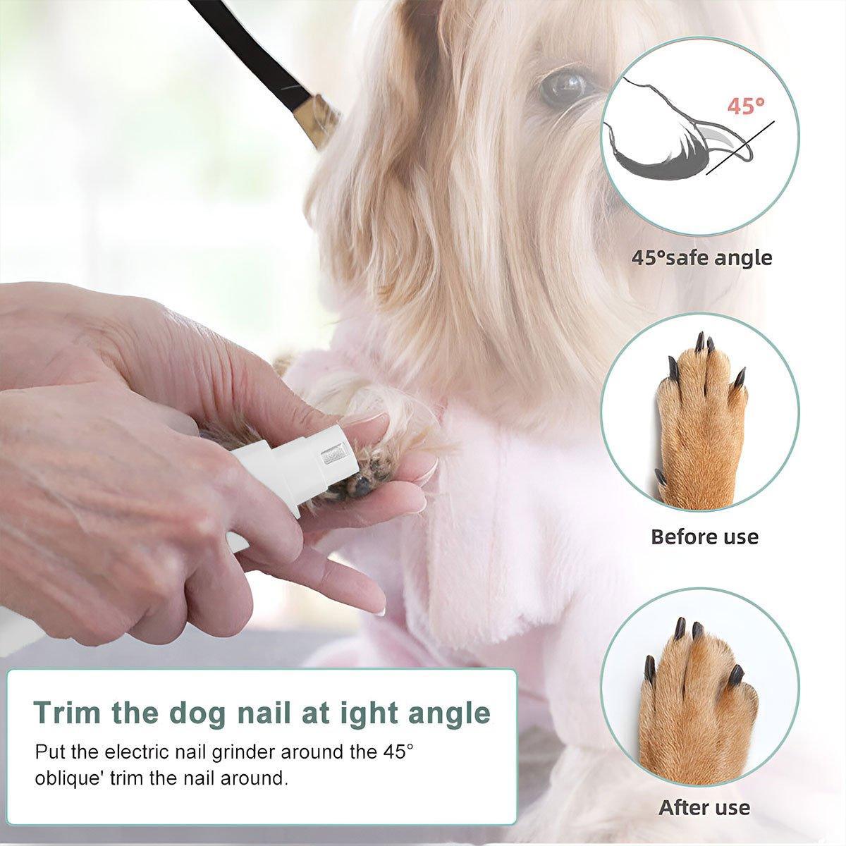 Rechargeable Pet Hair Clippers Grooming Kit for Cats and Dogs - Cordless, Low Noise