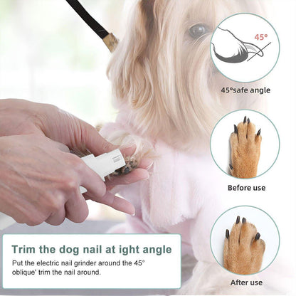 Rechargeable Pet Hair Clippers Grooming Kit for Cats and Dogs - Cordless, Low Noise