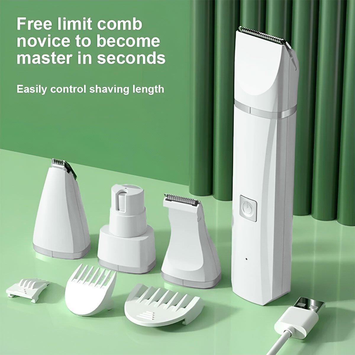 Rechargeable Pet Hair Clippers Grooming Kit for Cats and Dogs - Cordless, Low Noise