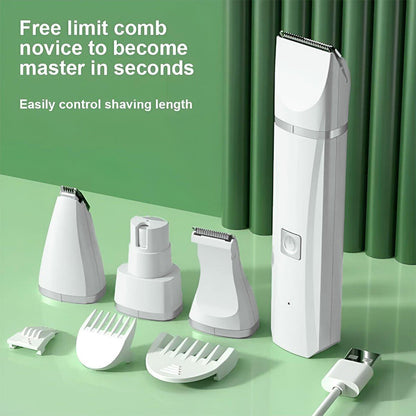 Rechargeable Pet Hair Clippers Grooming Kit for Cats and Dogs - Cordless, Low Noise