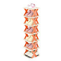6/7-Tier Folding Shoe Rack - Space Saving Organizer - Orange-7 Layer - SuperSaverAU - view 6