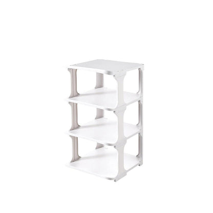 4-Tier Modular Shoe Rack - Space Saving Organizer