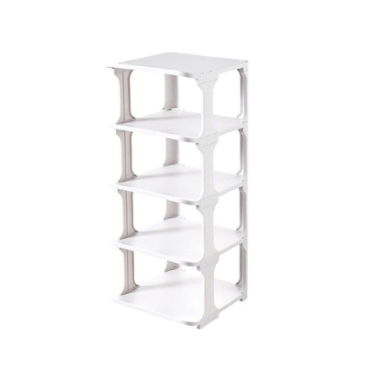 4-Tier Modular Shoe Rack - Space Saving Organizer