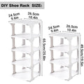 5-Tier Modular Shoe Rack - Space Saving Organizer - SuperSaverAU - view 3