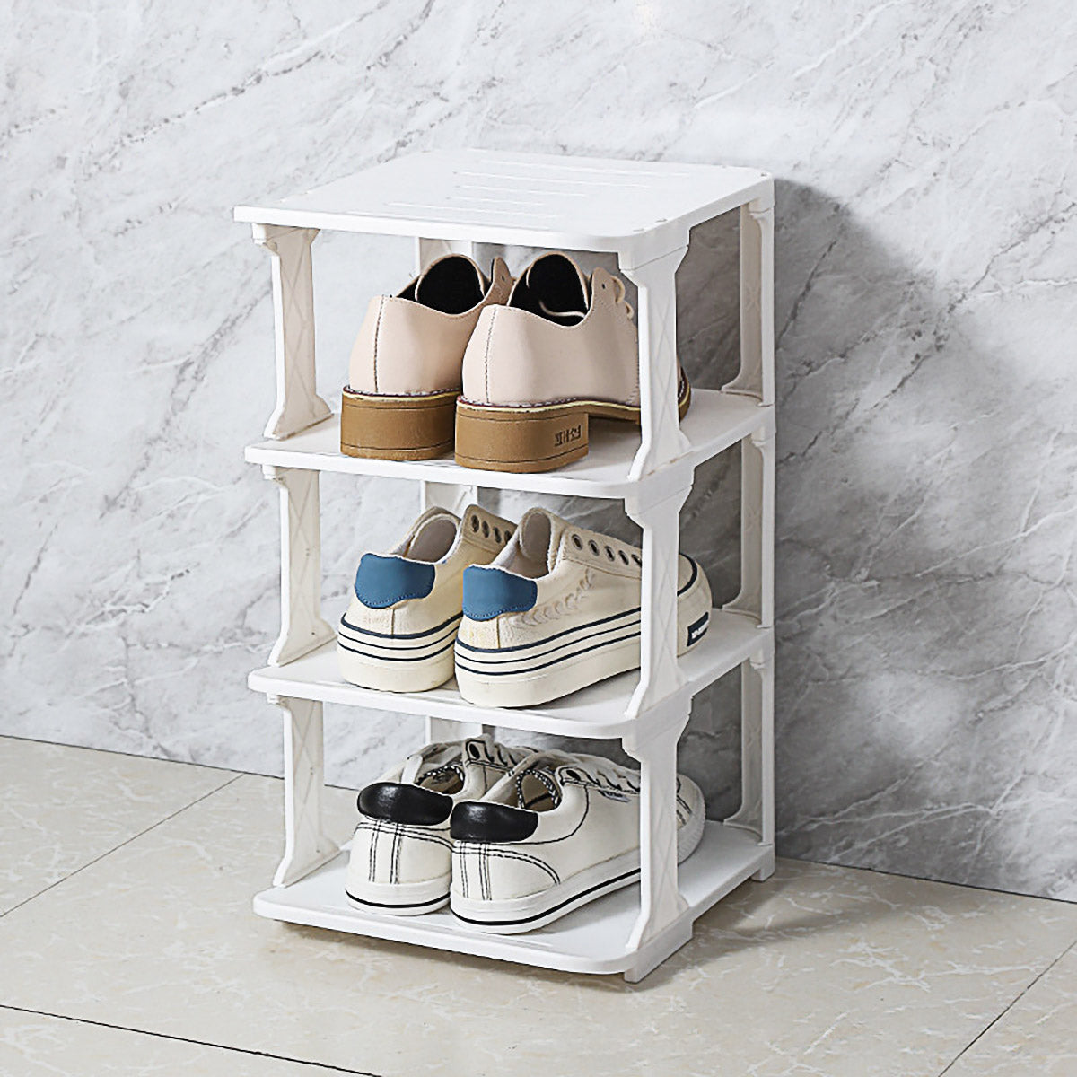 5-Tier Modular Shoe Rack - Space Saving Organizer