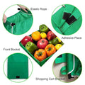 Premium Reusable Foldable Shopping Trolley Bags – Green 4 Pack