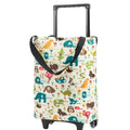 Lightweight Folding Shopping Cart Trolley with Wheels Retractable Tote Bag - Black-Small - SuperSaverAU - view 3