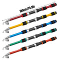 Premium Telescopic Fishing Rod - Red, 1.8m