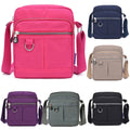 Premium Ladies Lightweight Nylon Shoulder Bag - Purple - SuperSaverAU - view 2