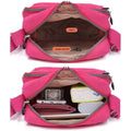 Premium Ladies Lightweight Nylon Shoulder Bag - Purple - SuperSaverAU - view 4