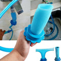 Premium Blue Silicone Pet Shower Connector Wash Hose