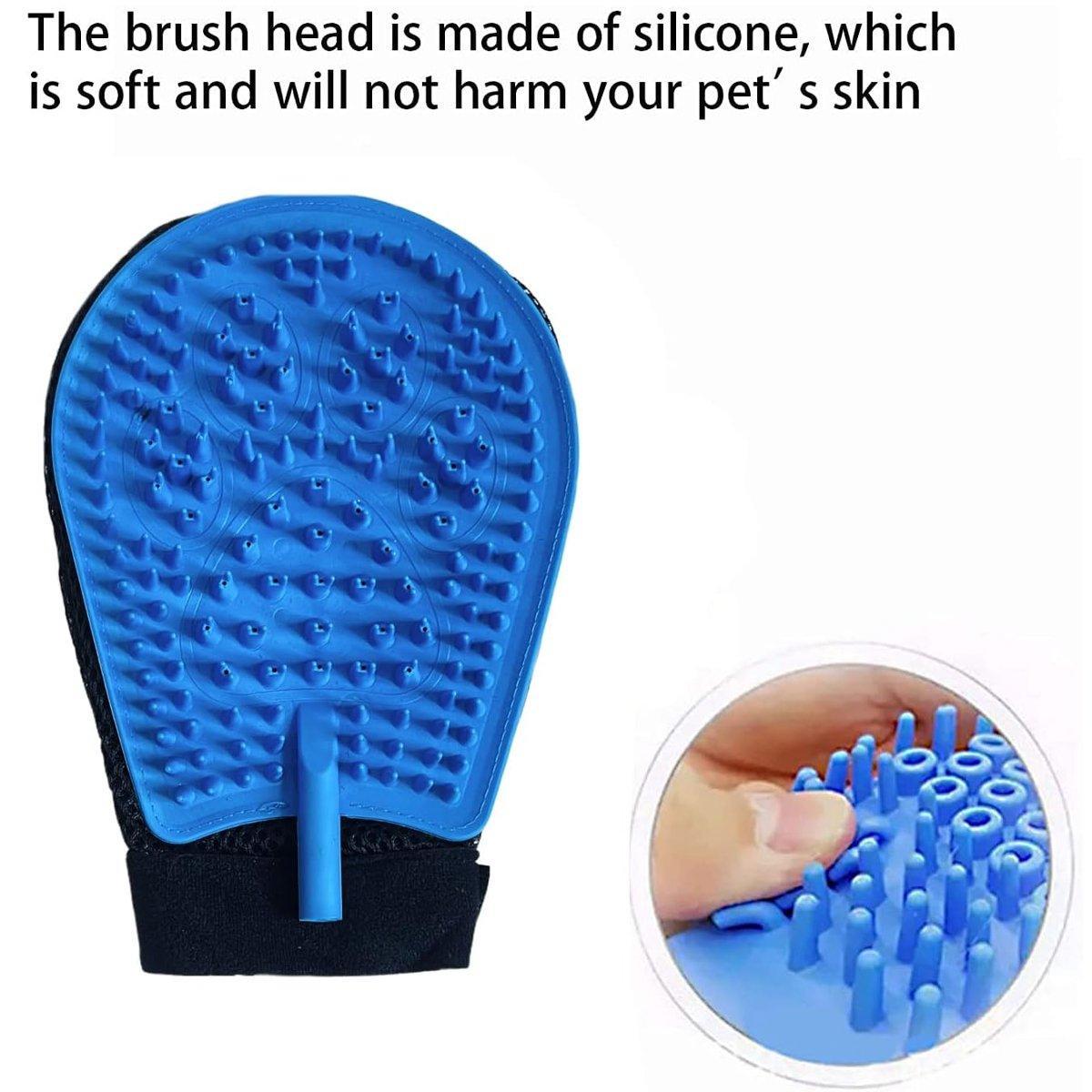 Dog Bath Brush Head Bath Magic - 2-in-1 Silicone Scrub & Shower Sprayer, 2.2m Hose - SuperSaverAU - view 3