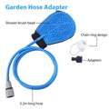 Dog Bath Brush Head Bath Magic - 2-in-1 Silicone Scrub & Shower Sprayer, 2.2m Hose - SuperSaverAU - view 4