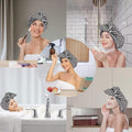 Premium Waterproof Reusable Shower Cap – Streak